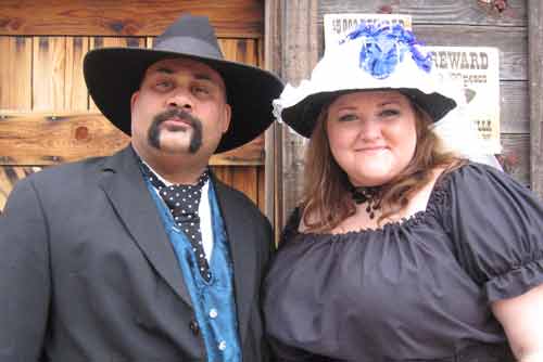 We got married in Tombstone Arizona